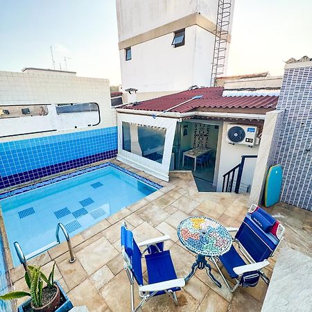 Cobertura 51 De 3 Quartos Com Piscina E Churrasqueira Privativa Guaruja Bagian luar foto