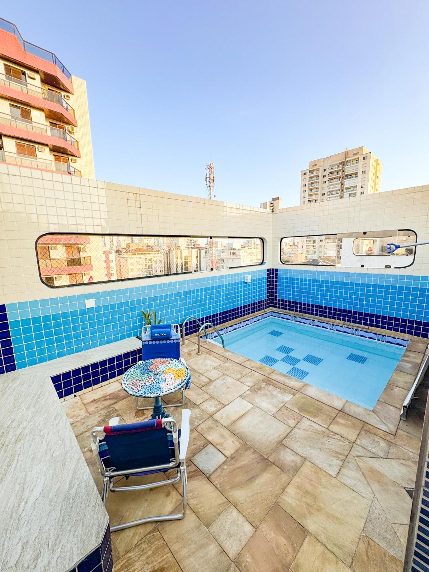 Cobertura 51 De 3 Quartos Com Piscina E Churrasqueira Privativa Guaruja Bagian luar foto
